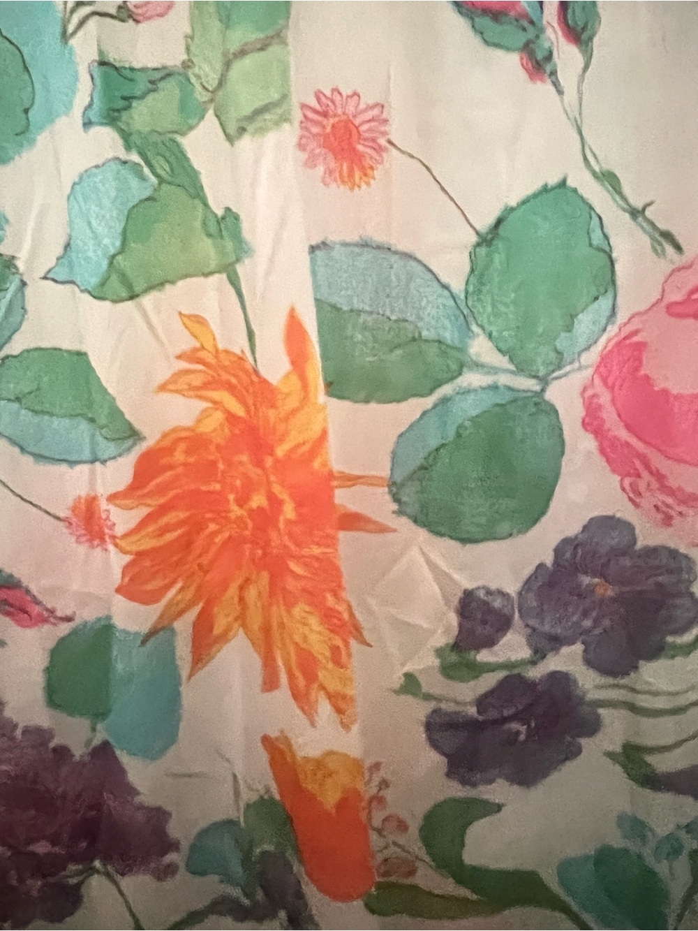 Vintage Floral Maxi Nightgown  Sleeveless Cottagecore Garden Print Lounge Dress - Picture 8 of 14